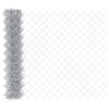 vidaXL Chain Link Fence with Posts Silver 1.2 x 25 m Steel