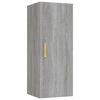vidaXL Wall Cabinet Grey Sonoma 34.5x34x90 cm Engineered Wood
