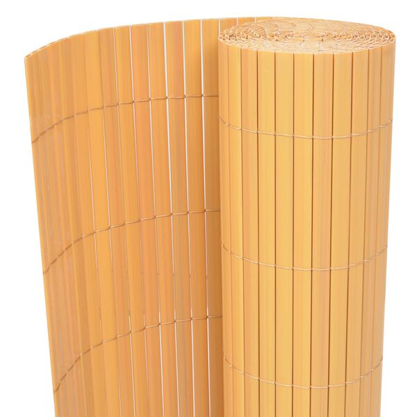 vidaXL Garden Fence Yellow 150 x 300 cm PVC
