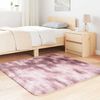 vidaXL Shaggy Rug High Pile NAVARRA Dusty Pink 120x120 cm Polyester
