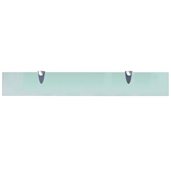 vidaXL Floating Shelves 2 pcs Glass 70x10 cm 8 mm