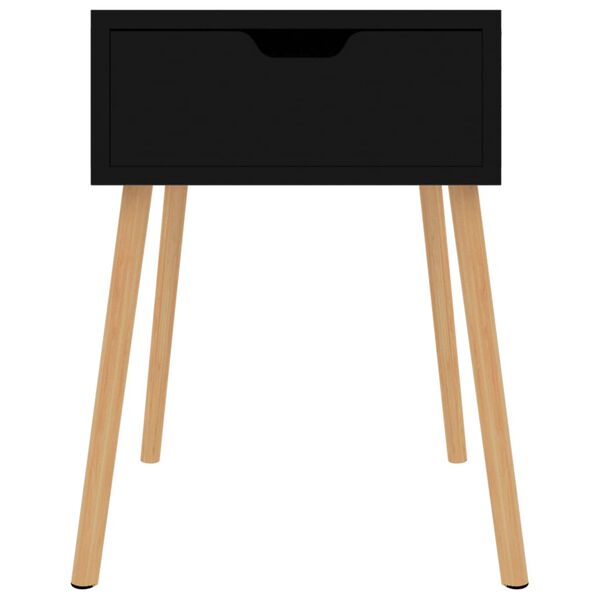 vidaXL Bedside Cabinets 2 pcs High Gloss Black 40x40x56 cm Engineered Wood