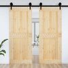 vidaXL Door NARVIK 90x210 cm Solid Wood Pine