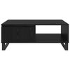 vidaXL Coffee Table Black Oak 90 x 60 x 35 cm Engineered Wood