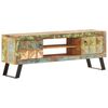 vidaXL TV Cabinet 120x30x46 cm Solid Reclaimed Wood