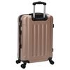 vidaXL Suitcase Set with Lock 3 pcs Rose gold 50 x 31 x 78 cm