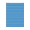vidaXL Pleated Blind Blue 70x100 cm Fabric Width 69.4 cm Polyester