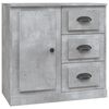 vidaXL Sideboards 2 pcs Concrete Grey Engineered Wood