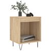vidaXL Bedside Cabinets 2 pcs Sonoma Oak 40x35x50 cm Engineered Wood