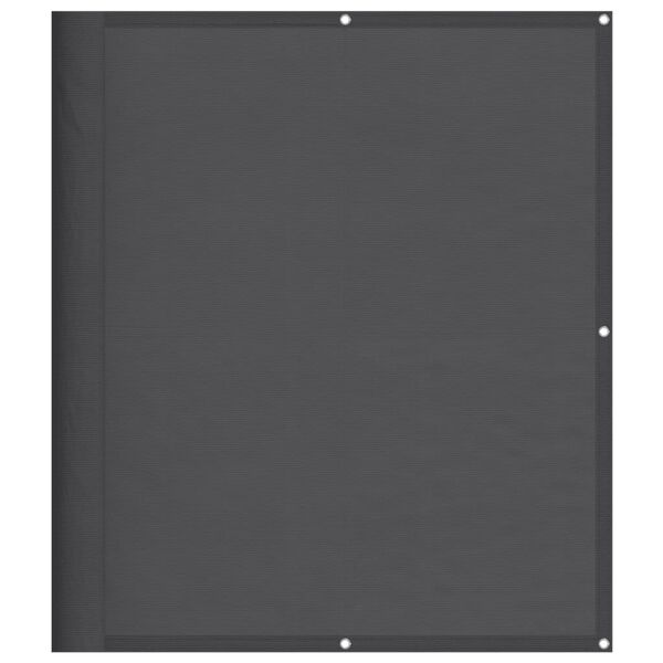 vidaXL Balcony Screen Anthracite 120x700 cm 100% Polyester Oxford