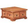 vidaXL Coffee Table 66x70x35 cm Solid Acacia Wood