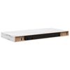 vidaXL Wall Shelf 2 pcs White Marble 50 x 23.5 x 4 cm Engineered Wood