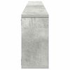 vidaXL Wall Cube Shelf 6 pcs Concrete Grey 100x15x30 cm Engineered Wood