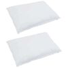 vidaXL Pillow with Pillow 2 pcs White 40 x 60 cm Cotton
