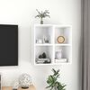 vidaXL Wall Cabinets 4 pcs White 37x37x37 cm Engineered Wood