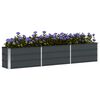 vidaXL Planter Anthracite 240 x 40 x 45 cm Steel