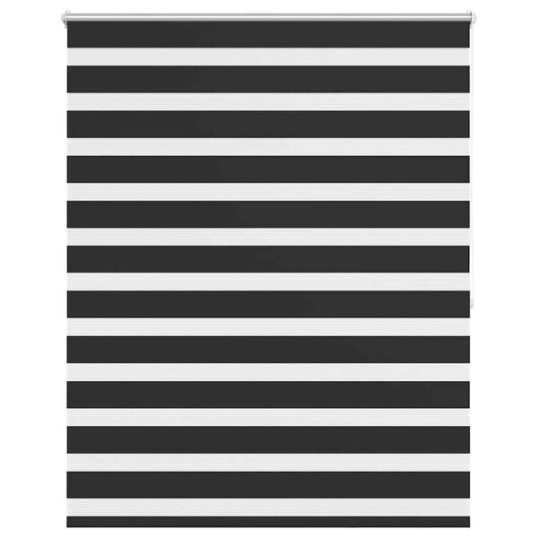 vidaXL Zebra Blind 120 x 175 cm Black