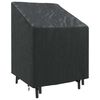 vidaXL Garden Chair Cover Black 75 x 78 x 65 / 100 cm 210D Oxford Fbric