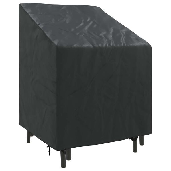 vidaXL Garden Chair Cover Black 75 x 78 x 65 / 100 cm 210D Oxford Fbric