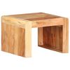 vidaXL Side Table 43x40x30 cm Solid Acacia Wood