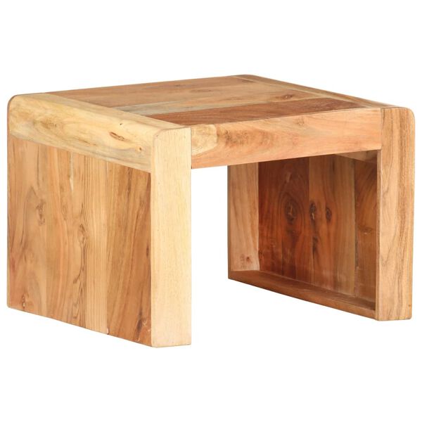 vidaXL Side Table 43x40x30 cm Solid Acacia Wood