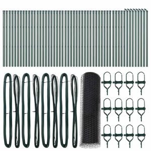 vidaXL Ground Fix Welded Wire Fence 100 x 0.6 m (W x H)