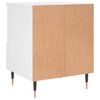 vidaXL Bedside Cabinets 2 pcs White 40x35x50 cm Engineered Wood