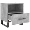 vidaXL Bedside Cabinet Concrete Grey 40x35x47.5 cm Engineered Wood