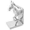 vidaXL Bookends 2 pcs Silver 11 x 14 x 25 cm Aluminium