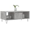 vidaXL Coffee Table Concrete Grey 90x50x36.5 cm Engineered Wood