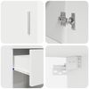 vidaXL Bathroom Furniture Set with Drawer TULUM White Engineered Wood