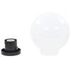vidaXL LED Bowl Lamps 4 pcs Spherical 20 cm PMMA