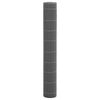 vidaXL Garden Fence Double-Sided Grey 1.8x3 m PVC