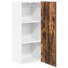 vidaXL Hanging Cabinet Smoked Oak 40 x 31 x 100 cm Engineered Wood