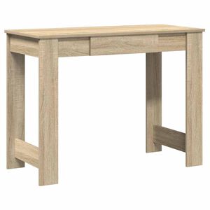 vidaXL Desk Sonoma Oak 100x45x75 cm Engineered Wood