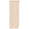 vidaXL Shoe Cabinet ALTA 77x35x96 cm Solid Wood Pine