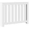 vidaXL Radiator Cover White 104x20x82 cm Engineered Wood