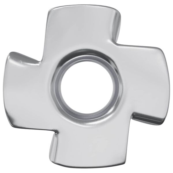 vidaXL Pronged T-nut 12 pcs Silver M6 mm Steel