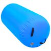 vidaXL Inflatable Gymnastic Roll with Pump 120x75 cm PVC Blue