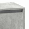 vidaXL Bedside Cabinet Concrete Grey 39 x 34.5 x 65 cm Engineered wood