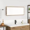 vidaXL Mirror with Mirror Artisan Oak 90 x 8.5 x 37 cm Engineered Wood