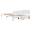 vidaXL Bed Frame with Drawers without Mattress White 135x190 cm Double
