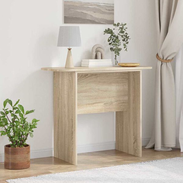 vidaXL Console Table Sonoma Oak 93 x 40 x 75 cm Engineered Wood
