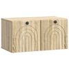 vidaXL Wall-Mounted TV Cabinet Sonoma Oak 59.5 x 31 x 30 cm