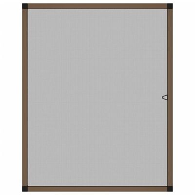 vidaXL Insect Screen for Windows Brown 80x100 cm