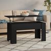 vidaXL Coffee Table Black 101x49x52 cm Engineered Wood
