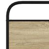 vidaXL Bed Frame Without Mattress 90x200 cm Sonoma Oak Engineered Wood