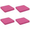 vidaXL 4-Piece Seat Cushions VUGHT 4 pcs 100% Polyester Pink
