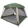 vidaXL Family Tent Cabin 6-Person Green Waterproof