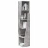 vidaXL Corner Cabinet Concrete Grey 27.5x27x140cm Engineered Wood